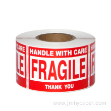 Custom Fragile Labels on Roll for Shipping